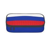 Cxzmnba Russian Flag Pencil Case for Boys and Girls, Back-to-School Essential, Student Supplies, Pencil Bag