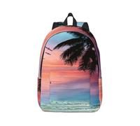 Cxzmnba Sea gull Flying Over Colorful Sky Backpack with Adjustable Strap, Perfect for Work, Travel, University, Fashion Bag