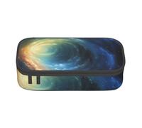 Cxzmnba Starry Night Sky Deep Outer Space Pencil Case for Boys and Girls, Back-to-School Essential, Student Supplies, Pencil Bag