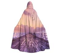 Cxzmnba the mumbai filmcity tours Unisex Cosplay Costume Halloween Hooded Cape Cloak for Party Dress Up Full-Length Uniform Robe