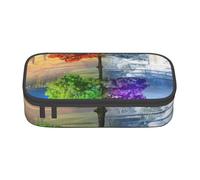 Cxzmnba Two Season Trees Pencil Case for Boys and Girls, Back-to-School Essential, Student Supplies, Pencil Bag