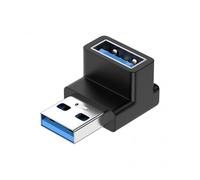 CY 10Gbps USB3.0 Male to Female Extension Power Data Video Adapter 90 Degree Up Angled Type