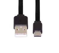 CY 13cm USB 2.0 Type-A Male to USB-C Type-C Male Data Flat Slim FPC Cable for FPV Disk Phone