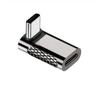 CY 20Gbps USB4 Type C Male to Female 90 Degree Up Down Angled 100W Power Data 8K Video Adapter for USB4.0