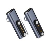 CY 2pcs/lot Magnetic Smart Watch Charging Adapter USB Type-C to Pitch 7.62mm with 2-Pin 4-Pin Compatible with Bone Conduction Headphone