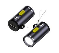 CY 2pcs/set USB-C Type-C LED Light Interior Atmosphere for Outdoors Walking Cycling Phone Laptop Charger Night Lamp 210 Lumens