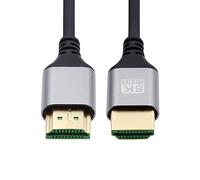 CY 8K Cable HDMI 2.1 Ultra Thin HDTV Cable 8K 4K Hyper Super Flexible Slim Cord High Speed Type-A Male to Male for Computer HDTV 200cm
