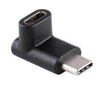 CY 90 Degree Up or Down Angled Reversible USB 3.1 Type-C Male to Female Extension Power Data Video Adapter for Laptop Phone