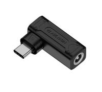 CY Adapter 140W 100W DC Jack 5.5x2.1mm Input to USB-C Type-C Angled 90 Degree Power Plug Charge Adapter for Laptop Phone
