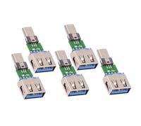 CY Adapter 5pcs/lot Micro USB 2.0 5Pin Male Connector to USB Type-A Female OTG Data PCBA Adapter for Tablet Phone