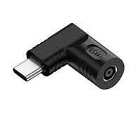 CY Adapter DC 20V Jack 4.5x3.0mm Input to USB-C Type-C Output 90 Degree Right Angled Power Plug Charge Adapter 65W