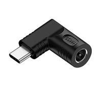 CY Adapter DC 20V Jack 5.5x1.7mm Input to USB-C Type-C Output 90 Degree Right Angled Power Plug Charge Adapter 65W