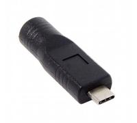 CY Adapter DC Jack 5.5 * 2.5mm Input to USB-C Type-C Male Power PD DC 20V Charge Compatible with Laptop