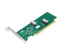 CY Adapter PCIE5.0 PCI-Express 16x to Dual MCIO 8i Mini Cool Edge IO SFF-TA-1016 VROC Adapter for Mainboard SSD Graphics Card