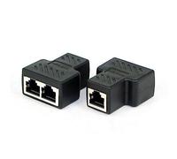 CY Adapter STP UTP Cat6 RJ45 8P8C Plug To Dual RJ45 Splitter Network Ethernet Patch Cord Adapter