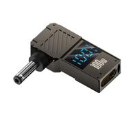 CY Adapter Type-C USB-C Input to DC 4.0x1.3mm Jack Smart LED Display 100W Output Power 20V 5A PD Charge 65W Adapter for Laptop