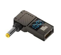 CY Adapter Type-C USB-C Input to DC 4.0x1.7mm Jack Smart LED Display 100W Output Power 20V 5A PD Charge 65W Adapter for Laptop