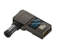 CY Adapter Type-C USB-C Input to DC 6.0x4.4mm Jack Smart LED Display 100W Output Power 20V 5A PD Charge 65W Adapter for Laptop