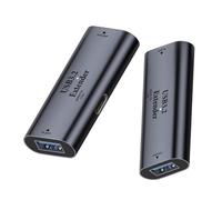 CY Adapter USB 3.0 Active Repeater Adapter Type-A Female to Type-A Female Extender with Chipset for Camera Printer Computer