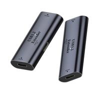 CY Adapter USB 3.0 Active Repeater Adapter Type-C Female to Type-C Female Extender with Chipset for Camera Printer Computer