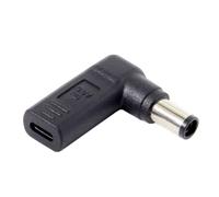 CY Adapter USB 3.1 Type C USB-C Input to DC 7.4 * 5.0mm PD Emulator Power 90 Degree Angled Compatible with DellLaptop