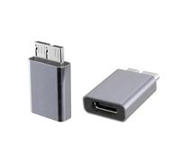 CY Adapter USB-C USB 3.1 Type C Female to Micro USB 3.0 Male Data Adapter 10Gbps Data Power for Laptop SSD Disk