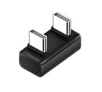 CY Adapter USB5.0 80Gbps Male to Male Extension Adapter Opposite U Shape Back Angled with 240W 16K 8K 5K Compatible with USB4.0 Thunderbolt3/4/5
