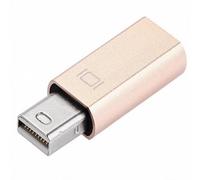 CY Adapter Virtual Display Adapter 4K Mini DP Mini-Displayport DDC EDID Dummy Plug Headless Ghost Display Emulator HDTV Gold Color 4K@17Hz