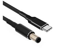 CY Cable 100W Type C USB-C Input to 20V DC 7.4 * 5.0mm Output Power 20V 5A 65W PD Charge Cable Compatible with Laptop