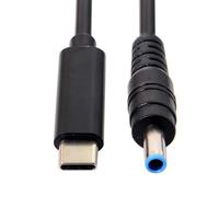 CY Cable Type C USB-C Input Source 65W to DC 4.5x3.0mm Power Charge Cable 19.5V Compatible with Laptop 18-20V