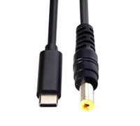 CY Cable Type C USB-C Input Source 65W to DC 5.5x2.5mm Power Charge Cable 19.5V Compatible with Laptop 18-20V