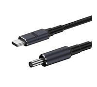 CY Cable Type C USB-C Input to 20V DC 5.5 * 2.1mm Output Power 100W 135W 140W 65W PD Charge Cable for Laptop