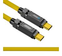 CY Cable Ultra Soft High Flex USB-C USB4 20Gbps 140W 8K for Gaming Keyboard Mouse Type-C Male to Male Power & Data (100cm)