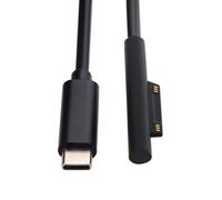 CY Cable USB 3.1 Type C USB-C DC 12-15V Compatible with Surface Pro3 Pro4 Pro5 Pro6 Pro7 Pro8 Pro9 Pro X Book Charge Cable