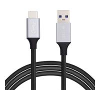CY Cable USB-C 10Gbps USB 3.1 Type C Male to USB3.0 Type A Male Data Power Cable 5V3A for Laptop Phone Disk (30cm)