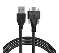 CY Cable USB-C USB 3.1 Type-C Dual Screw Locking to Standard USB3.0 Data Cable Panel Mount Type