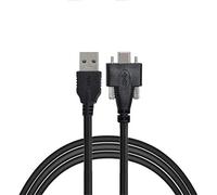 CY Cable USB-C USB 3.1 Type-C Dual Screw Locking to Standard USB3.0 Data Cable Panel Mount Type