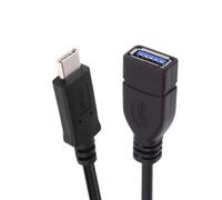 CY Cable USB-C USB 3.1 Type-C Male to USB 3.0-A Female 10Gbps OTG Data Power Cable Straight Type