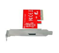 CY Card PCI-E 3.0 Express 4.0 x4 to Oculink External SFF-8612 SFF-8611 Host Adapter for PCIe SSD with Bracket