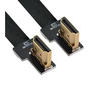 CY Cord Ultra Slim Right Angled HDMI Male to Right Angled HDMI Male Extension FPC Flat Cable 1080P for HDTV Multicopter Aerial Photography A6-A6 (80cm)
