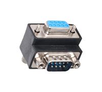 CY DB-016-UP DSUB D-SUB RS232 9PIN MALE TO FEMALE UP RIGHT ANGLED 90 DEGREE EXTENSION ADAPTER For display projector