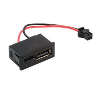 CY DIY OEM Type-A & Type-C Female Socket Horizontal to 2Pin Header Cable Pitch=2.54mm Latch Mount Type DC 5V Power