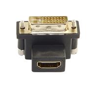 CY DVI Male to HDMI Female Adapter 90 Degree Down Angled 4K 1080P for Computer HDTV Graphics Card