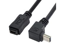 CY GPS Mini USB 5P 90D up direct angled male to mini usb 5p Female extension cable