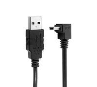 CY Mini USB 5pin Down Angled 90 Degree Male to USB 2.0 A Male Data Cable 50cm