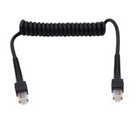CY Networking RJ45 Cat6 8P8C UTP Male to Male Stretch Coiled Cable Lan Ethernet Network Patch Cord (200cm)