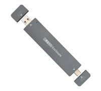 CY NGFF 10Gbps Combo Type-C USB3.0 to M-Key NVMe M.2 NGFF SATA SSD PCBA Case 2280/2242/2230mm Adapter RTL9210B Chipset
