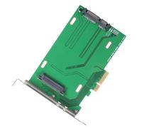 CY PCI-E 4.0 x4 Lane PCI Express Host to U.2 U2 Kit SFF-8639 SSD Adapter for Motherboard Compatible for NVMe PCIe SSD750