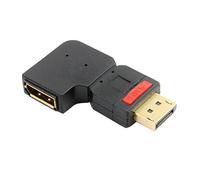 CY Right Angled Right Angled 90 Degree DisplayPort Male to Female Extension Adapter Standard DP 4K (right angled)