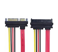 CY SAS Cable SFF-8482 SAS 29 Pin to SATA 22Pin Hard Disk Drive Raid Extension Cable with 22 Pin SATA Power Port